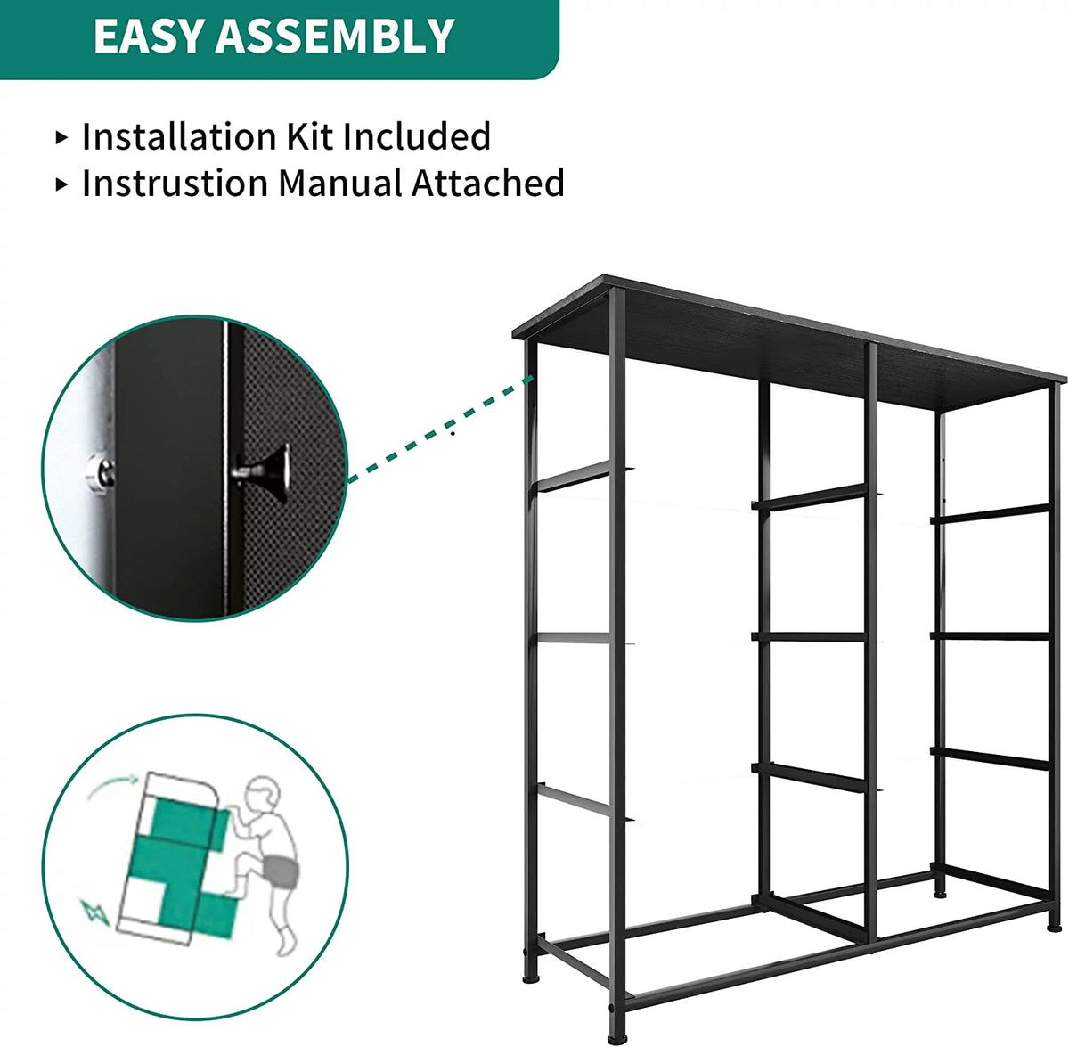 8 Drawer Fabric Storage Dresser V366
