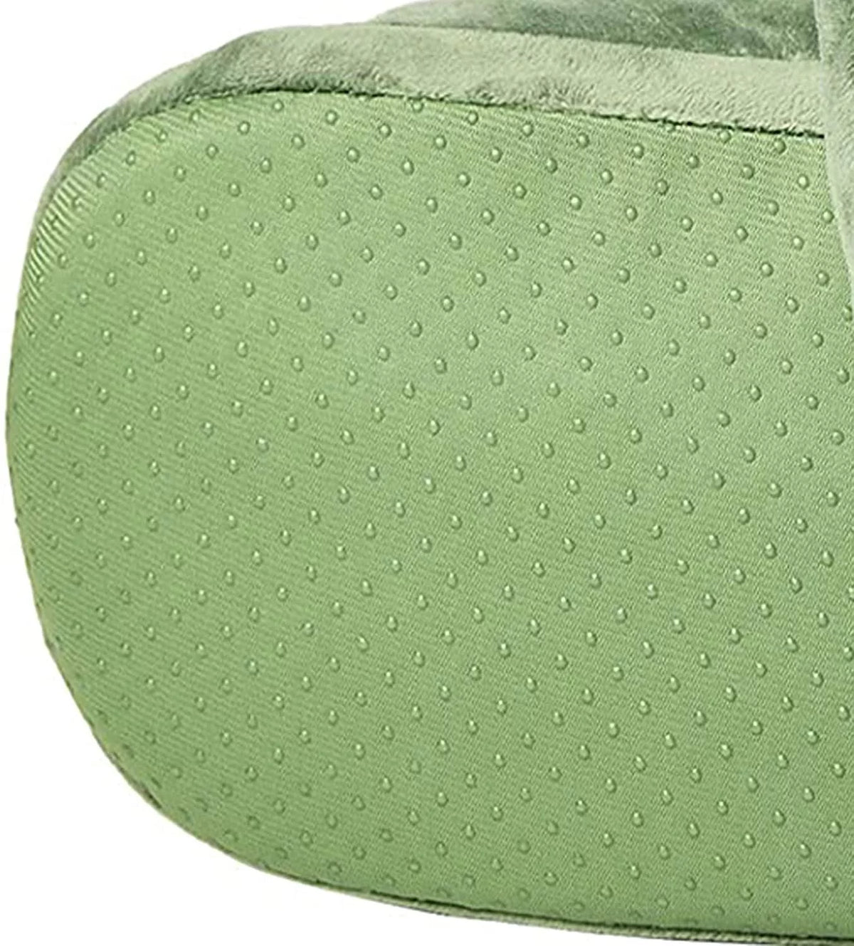 Green Plush Indoor Slippers T43221