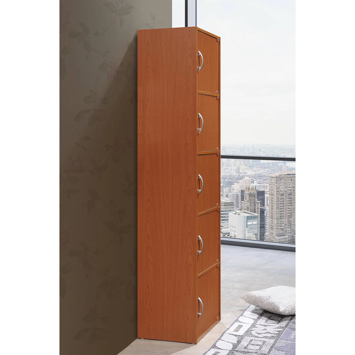 5-Shelf 5-Door Bookcase N7499