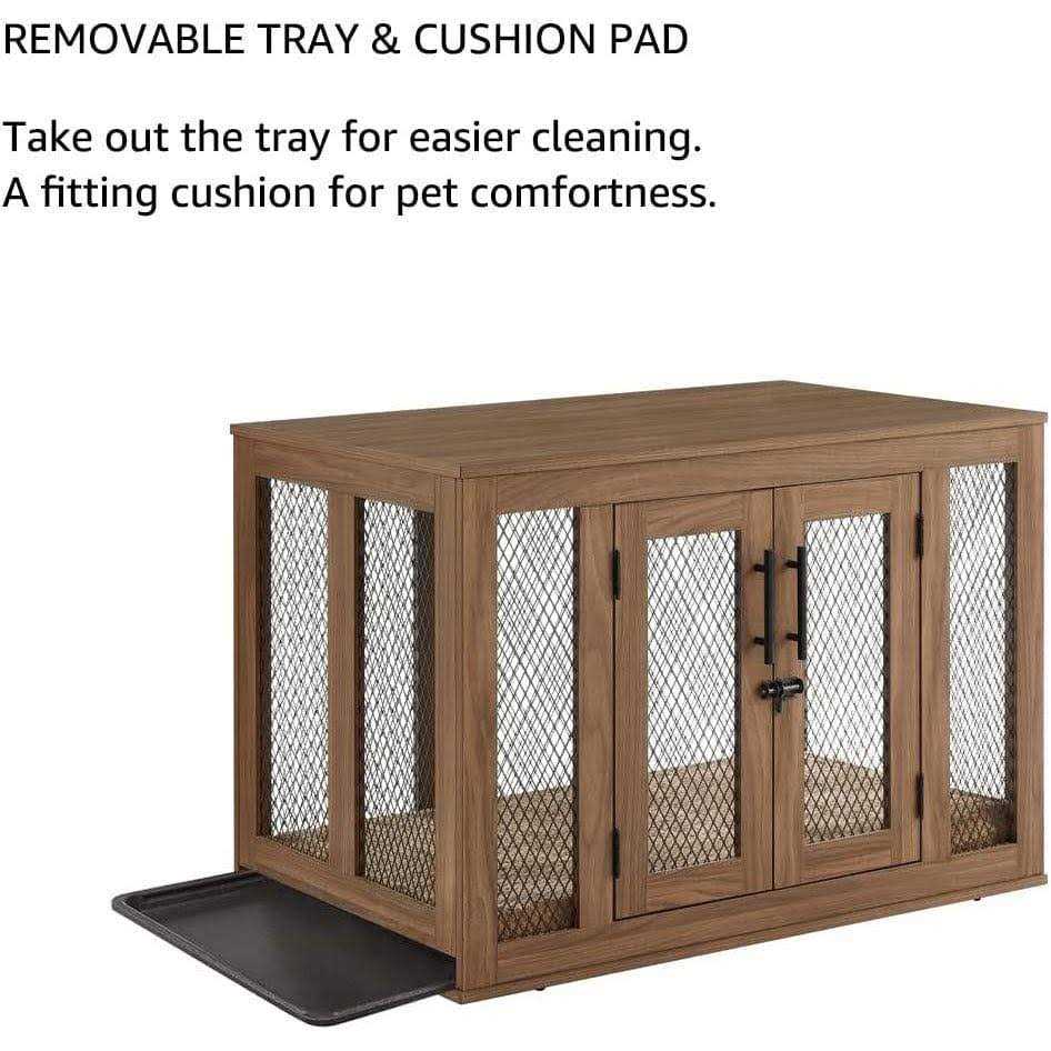 Furniture Style Dog Crate with Tray N195