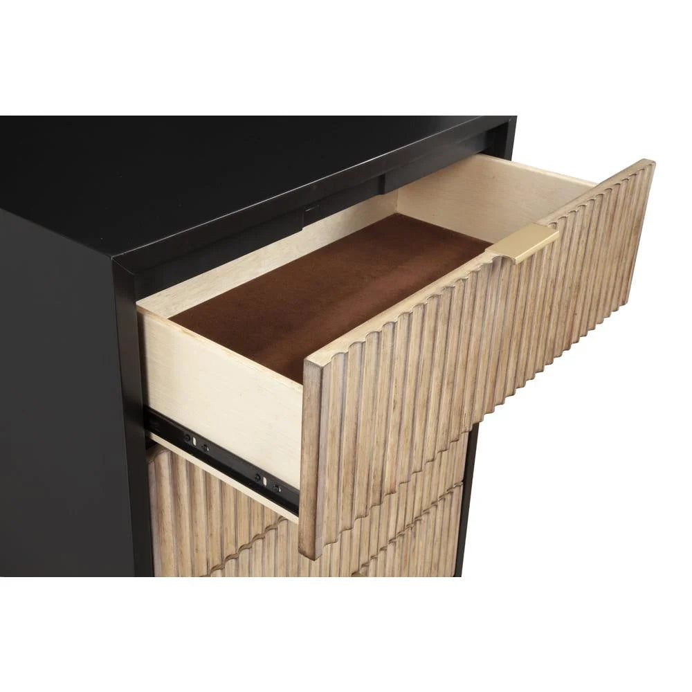 Black 5 Drawer Chest N722156