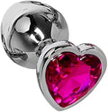 Heart Stainless Steel Crystal Anal Plug T14275