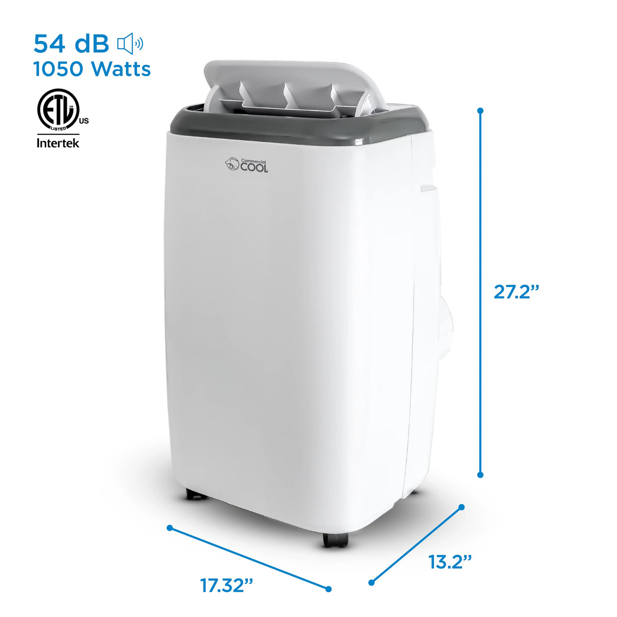 8,000 BTU Portable Air Conditioner with Remote Control, White G455