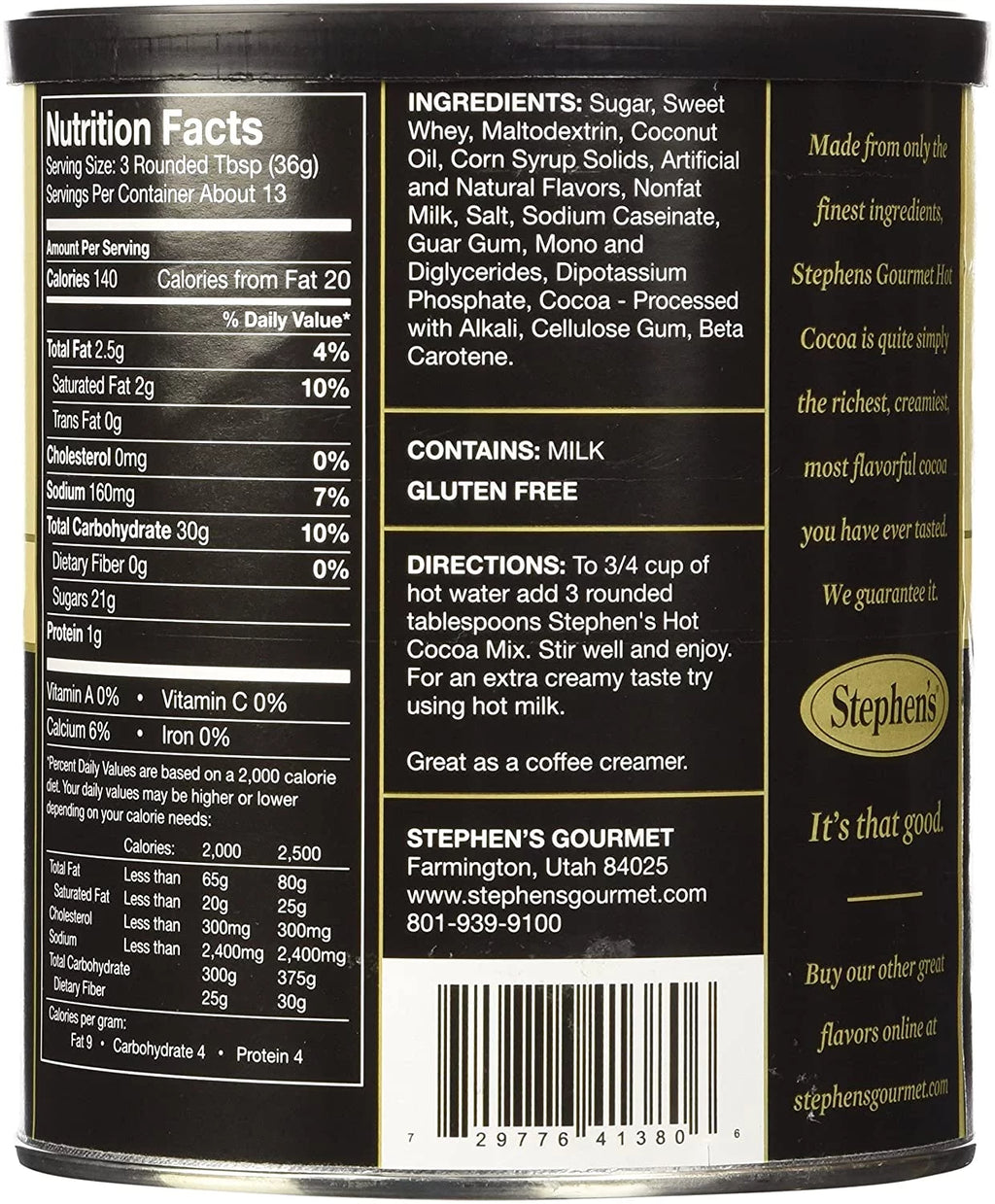 White Chocolate Hot Cocoa Pack of 4 C361768