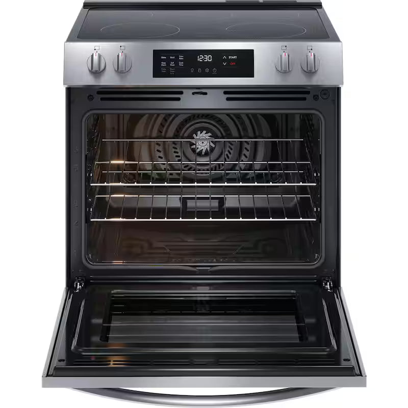5-Element Slide-In Electric Range with Convection in Stainless Steel R10322