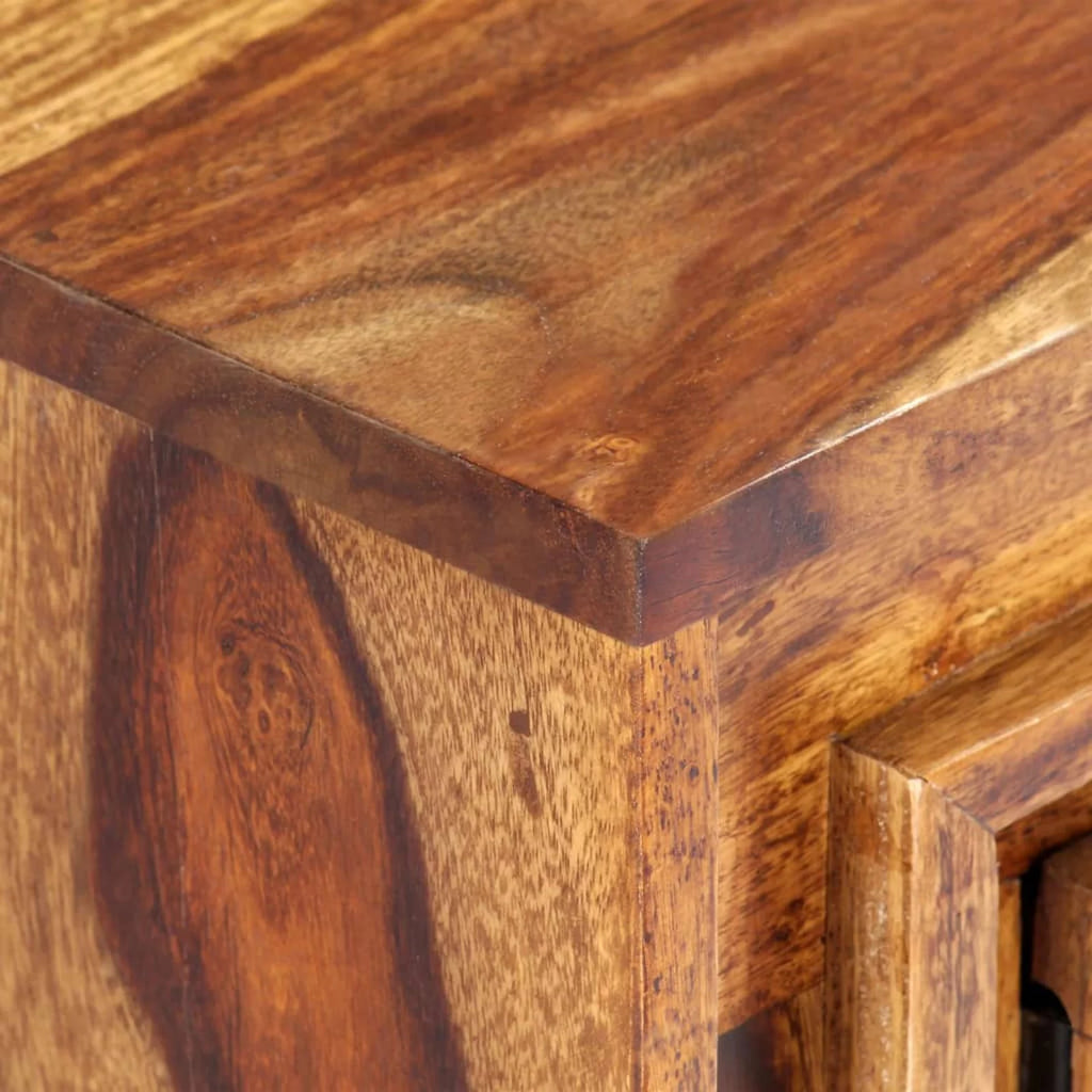 Sheesham Wood TV Stand with 2 Doors and 2 Storage Compartments R766