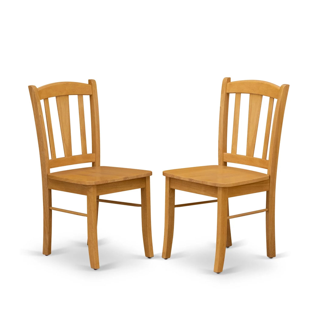 Oak Kitchen Dinette Table & 4 Chairs M591