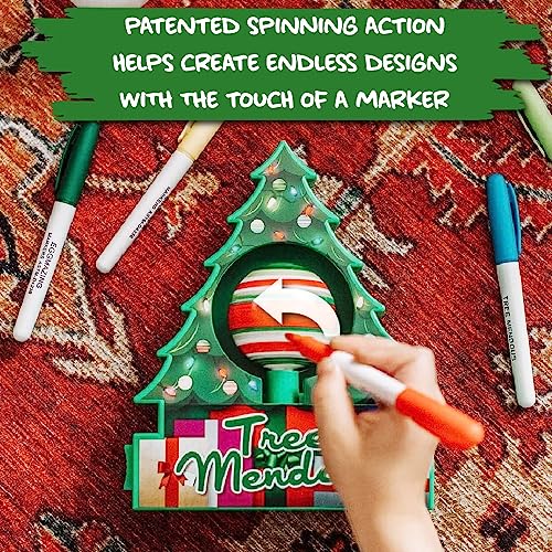 Christmas Tree DIY Ornament Decorating Kit with 8 Colorful Markers C532593