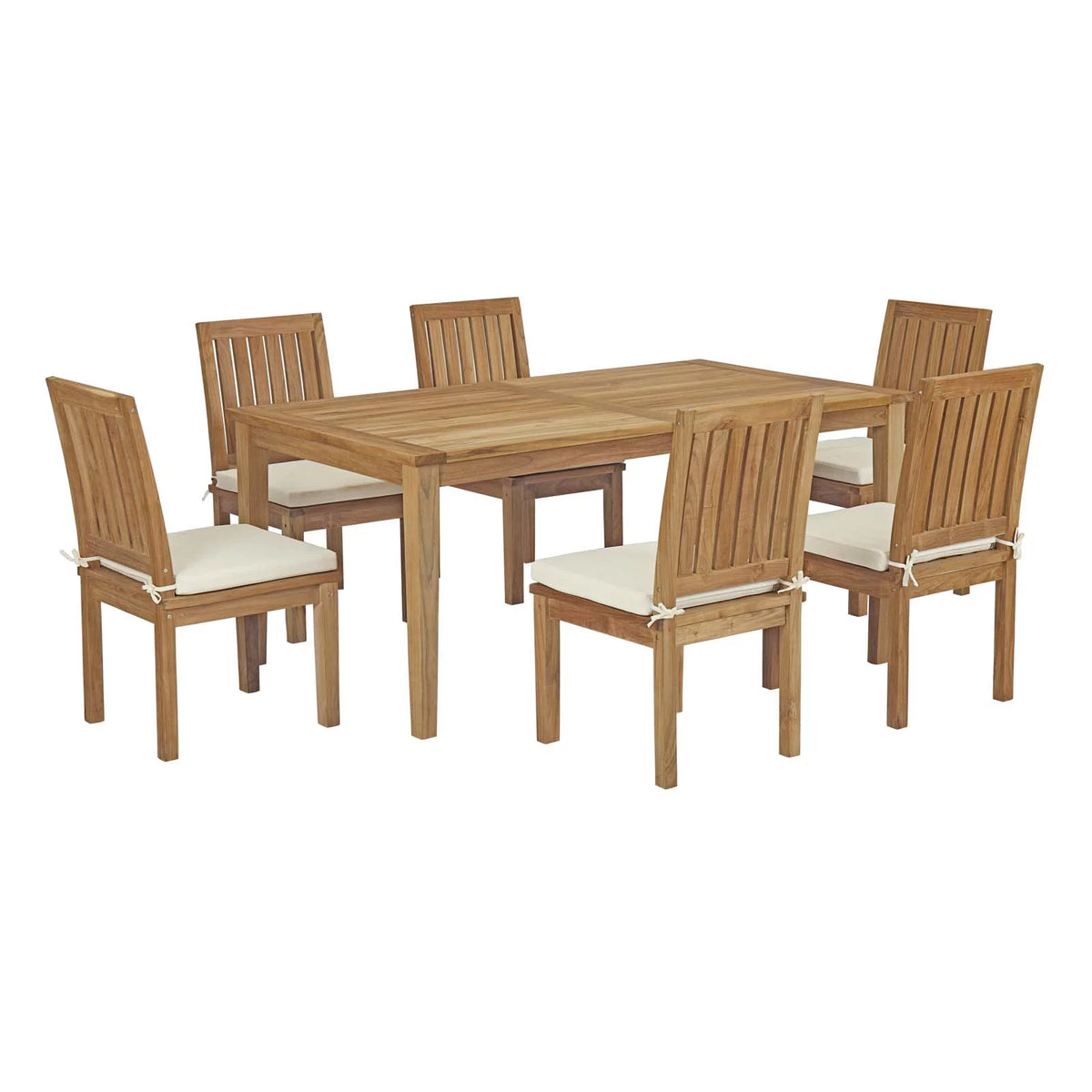7 Piece Teak Outdoor Dining Set J4774