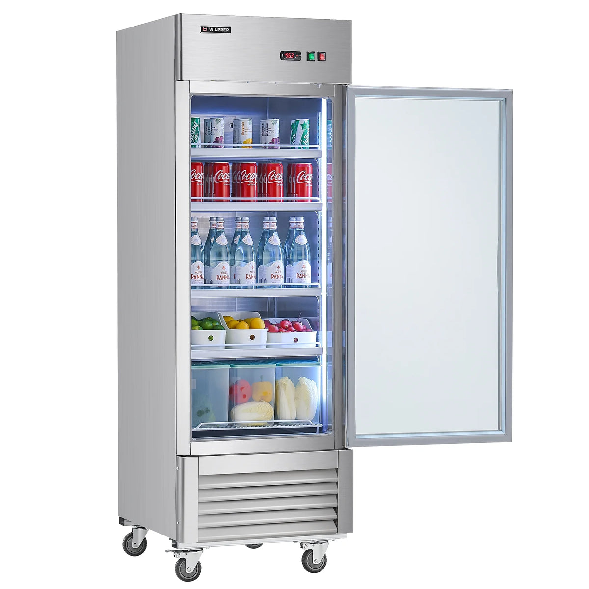 54" 2 Glass Door Display Refrigerator with 42.2 cu. ft. Capacity X95739