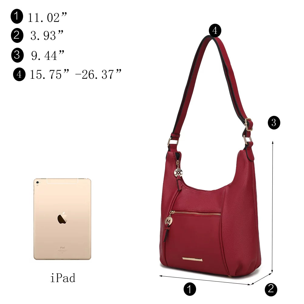 Vegan Leather Womens Shoulder Handbag R9418
