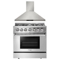 36 Dual Fuel Range & Range Hood M841