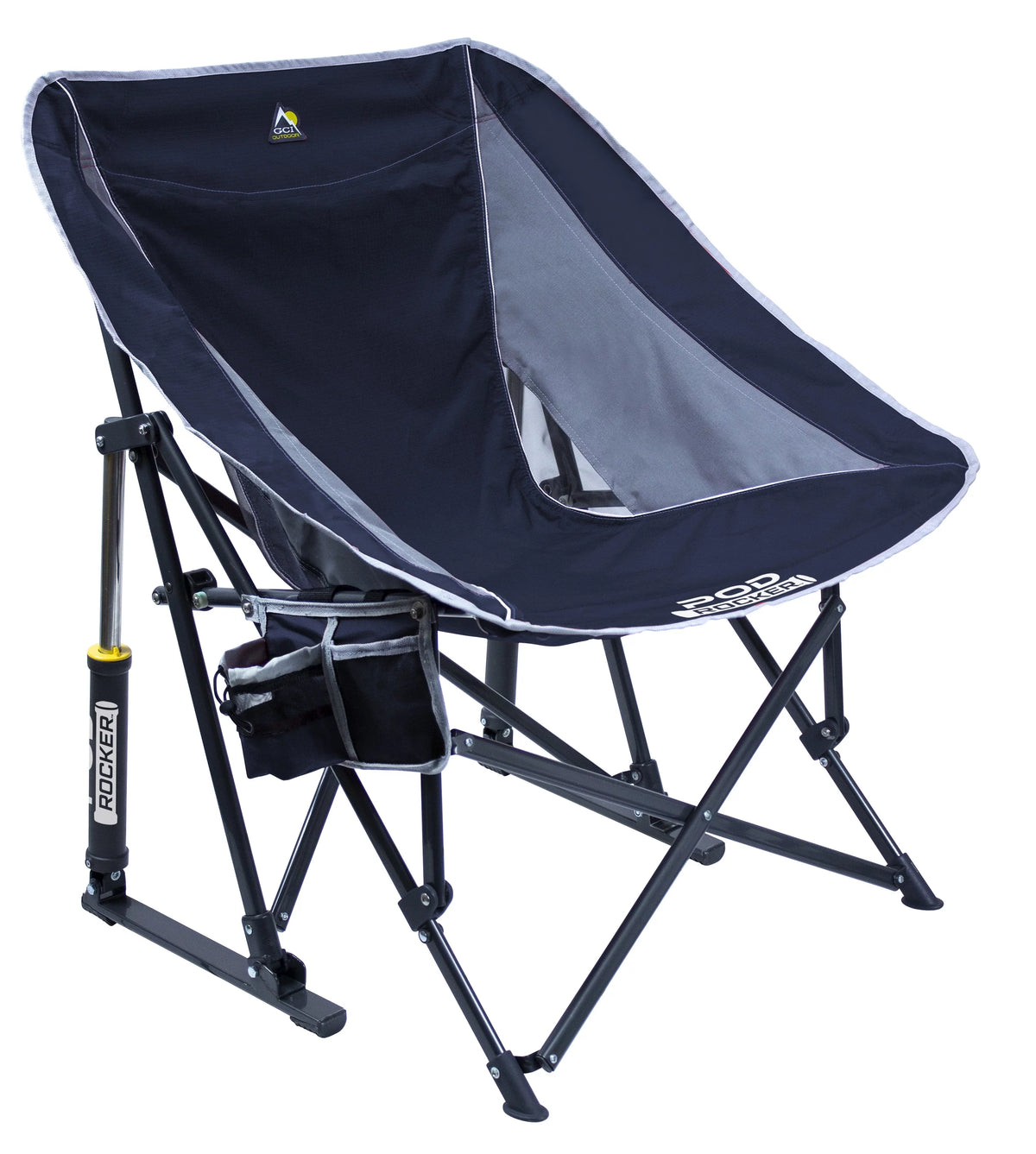 Black Foldable Rocking Camp Chair J5517