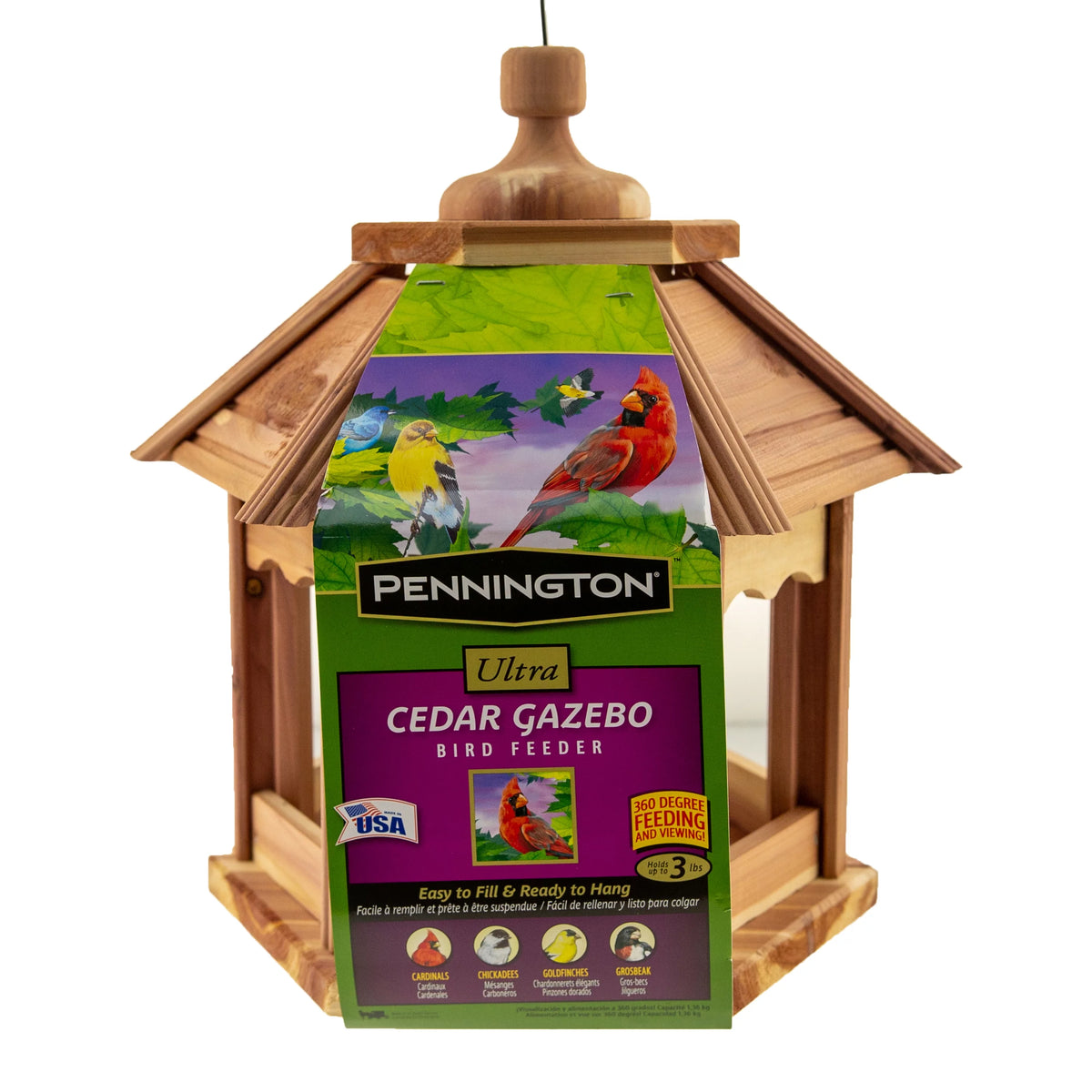 Cedar Gazebo Wild Bird Feeder J925008
