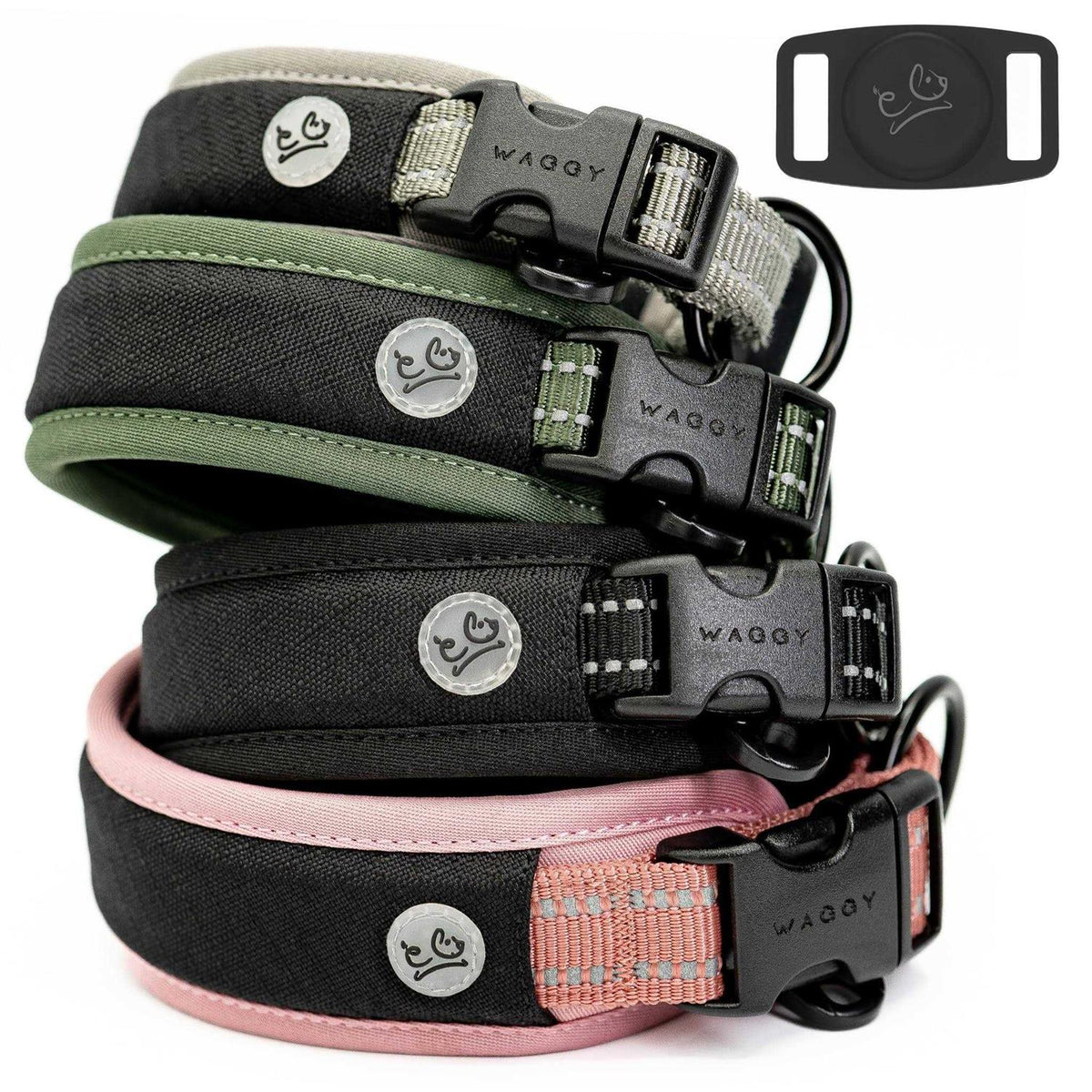 Adjustable Heavy Duty Reflective Air Mesh Padded Dog Collar T61658