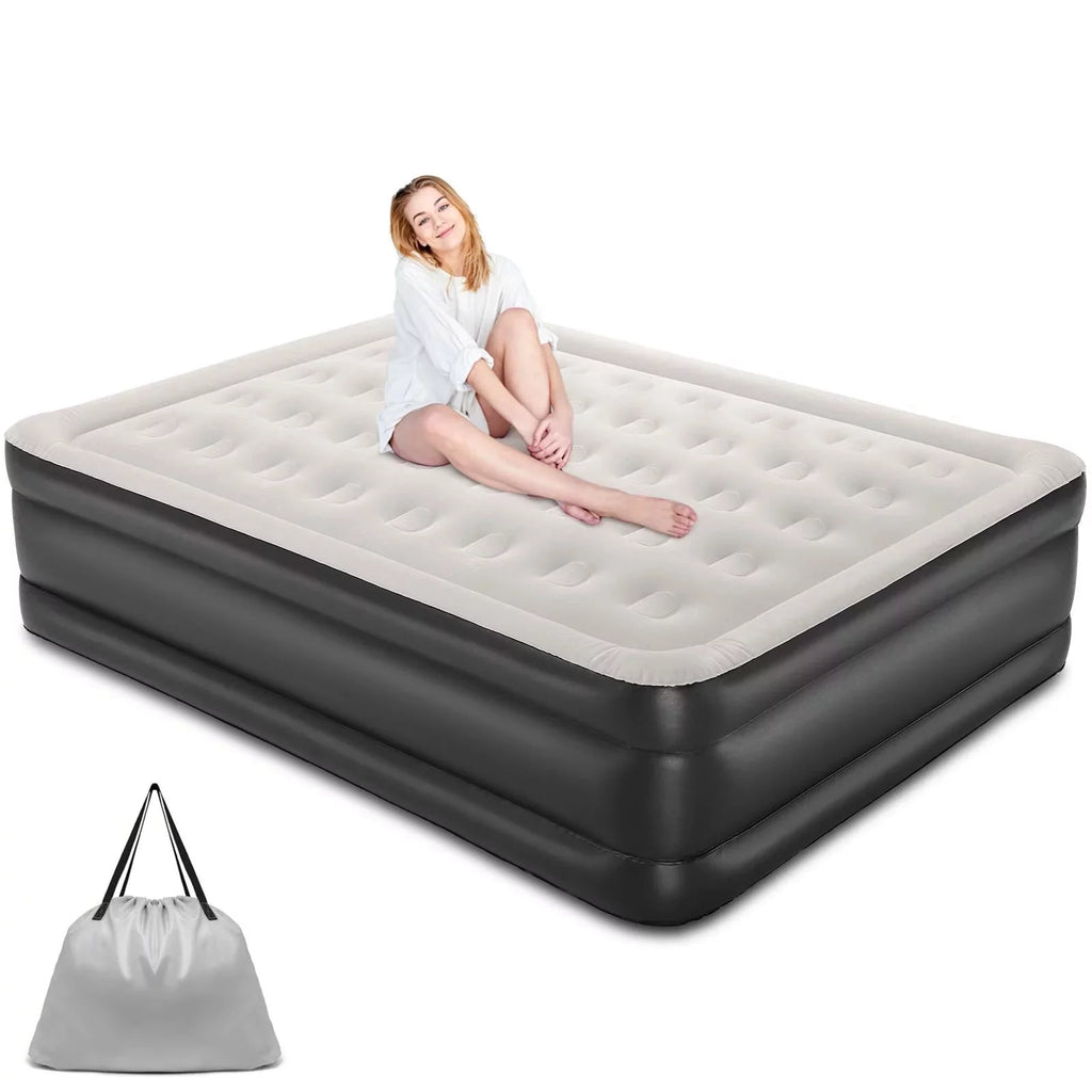 Queen Size Air Mattress with Built-in-Pump A67712