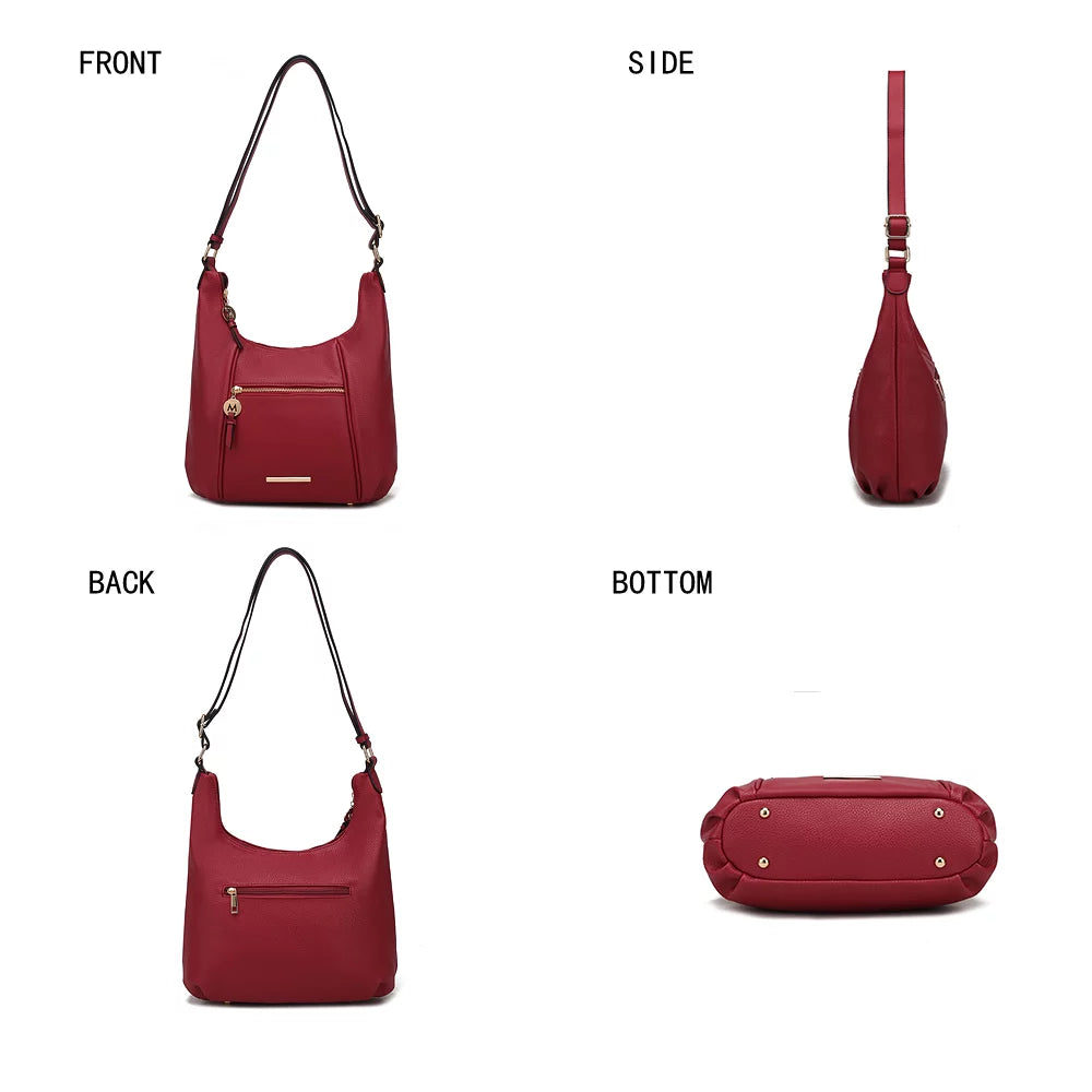 Vegan Leather Womens Shoulder Handbag R9418