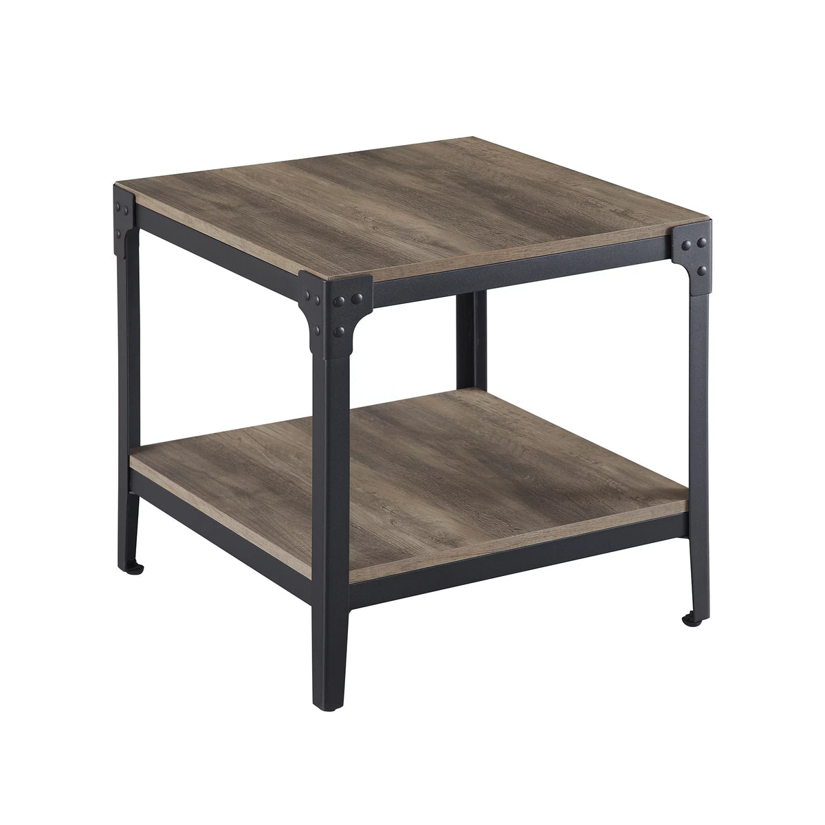 Grey Wash Set of 2 End Tables V8483