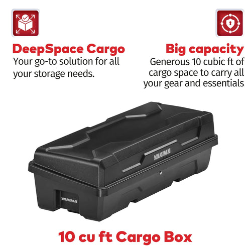 10 cu ft Vehicle Cargo Box with Mounting Hardware Q441