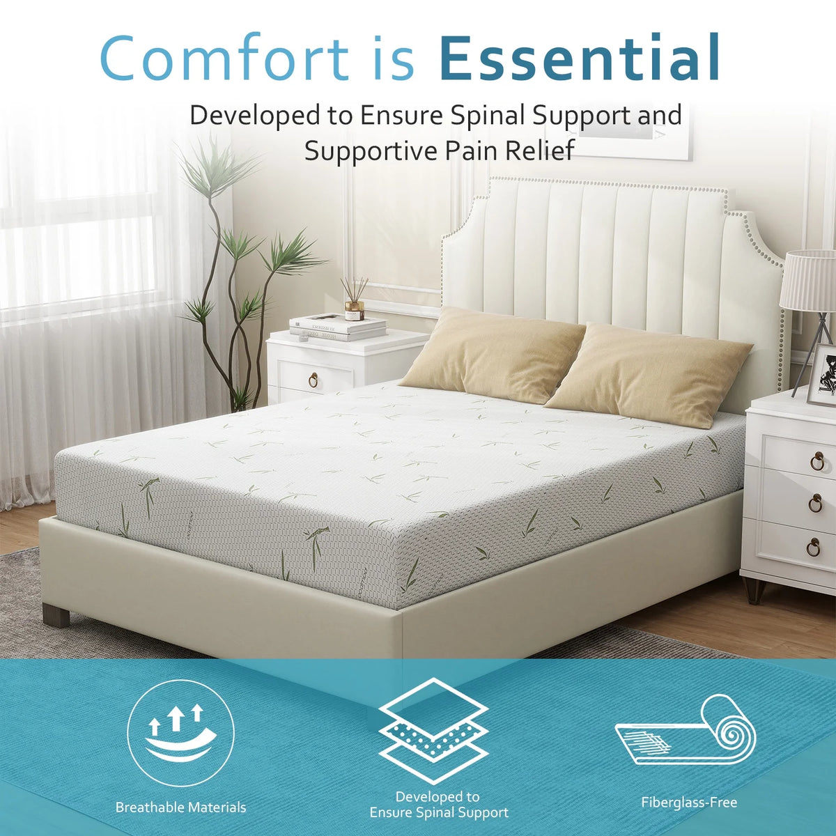 6 inch Gel Memory Foam Twin Mattress G5369