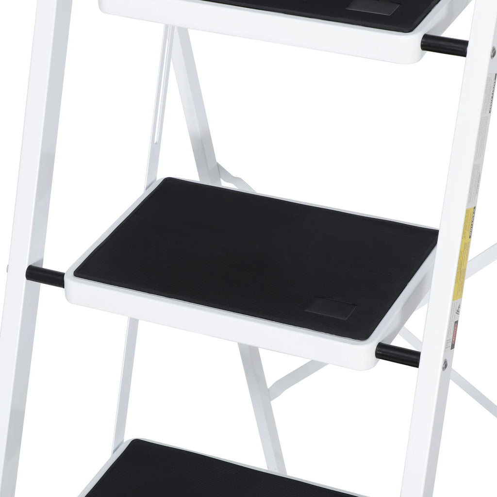 4 Step Ladder with Handgrip and Wide Platform Steps N499
