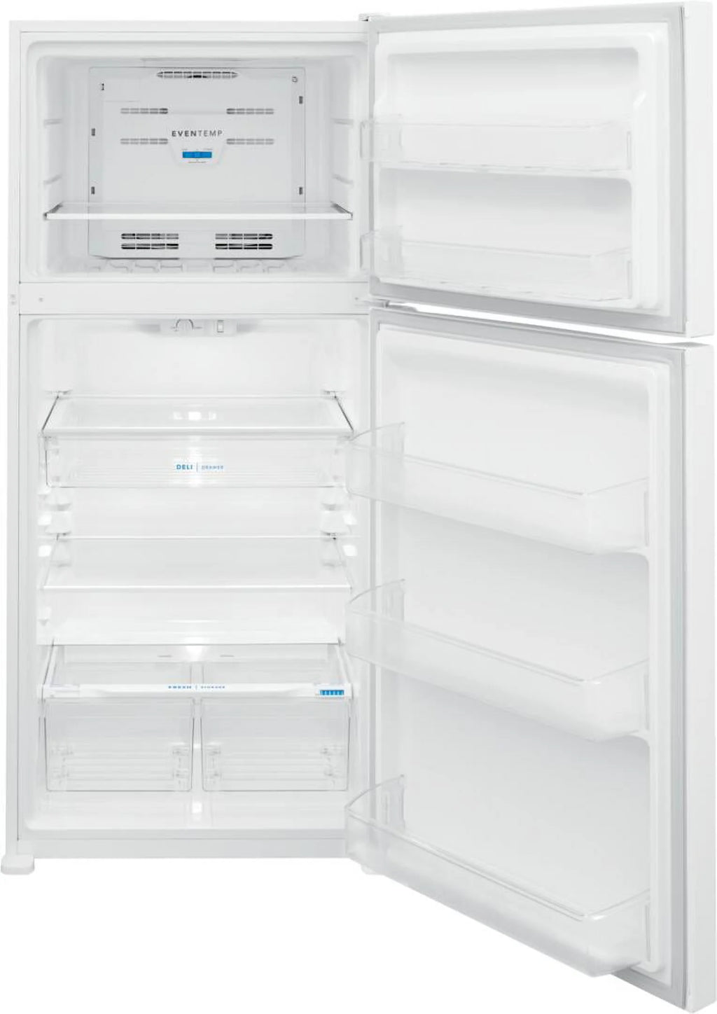 White 20 cu. ft. Top Freezer Refrigerator I884