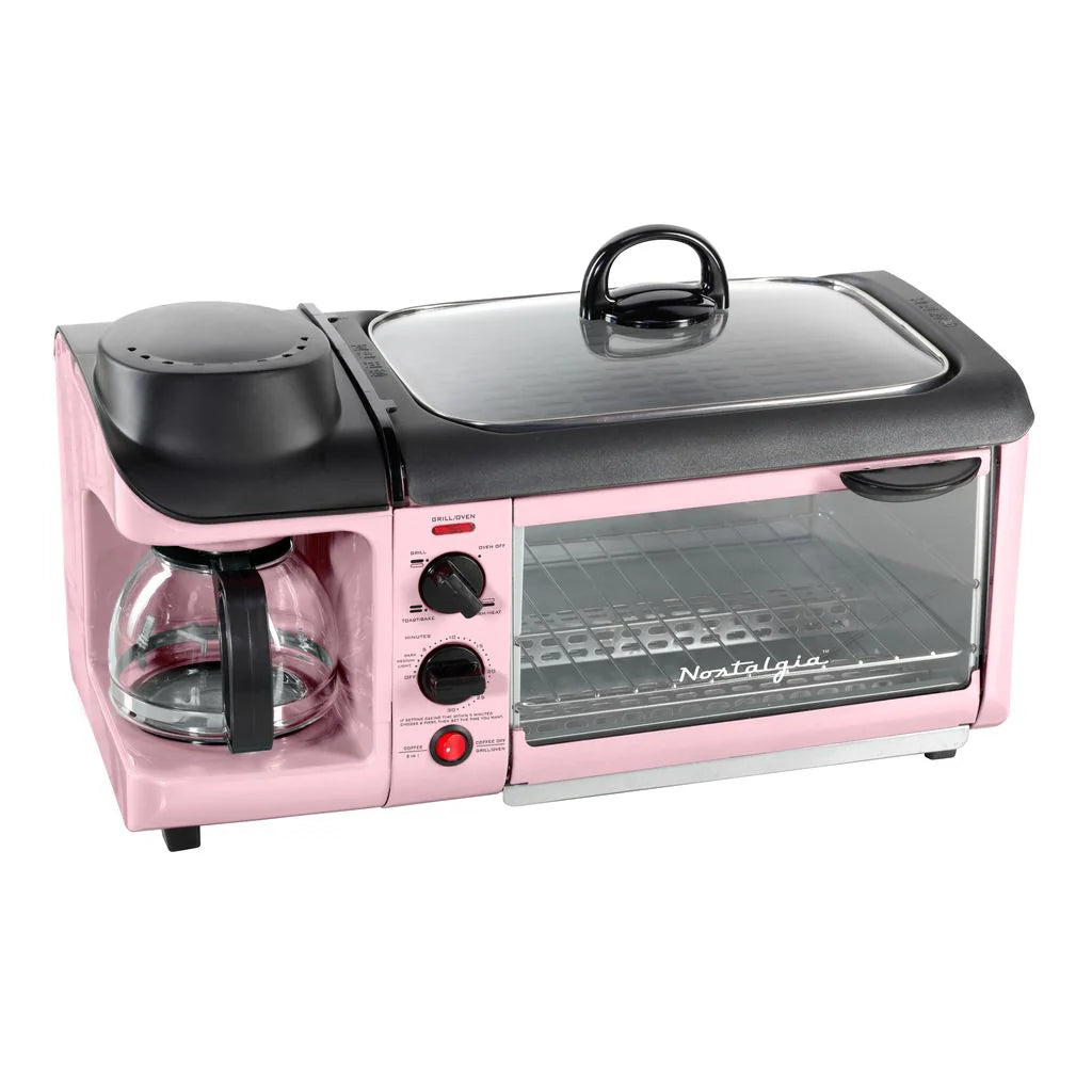 Pink 3-in-1 Breakfast Station X53737