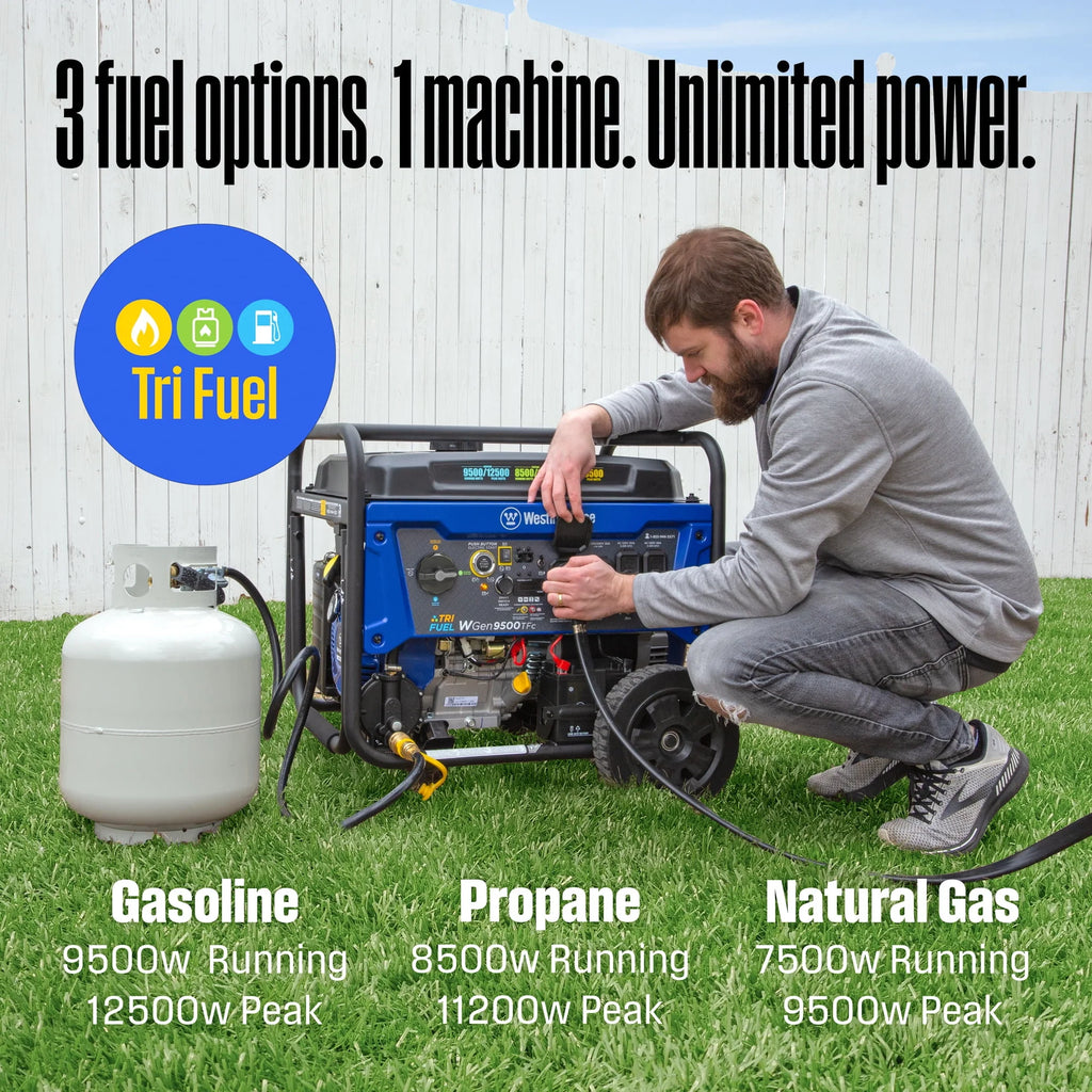 12,500 Peak Watt Dual Fuel Portable Generator X864060