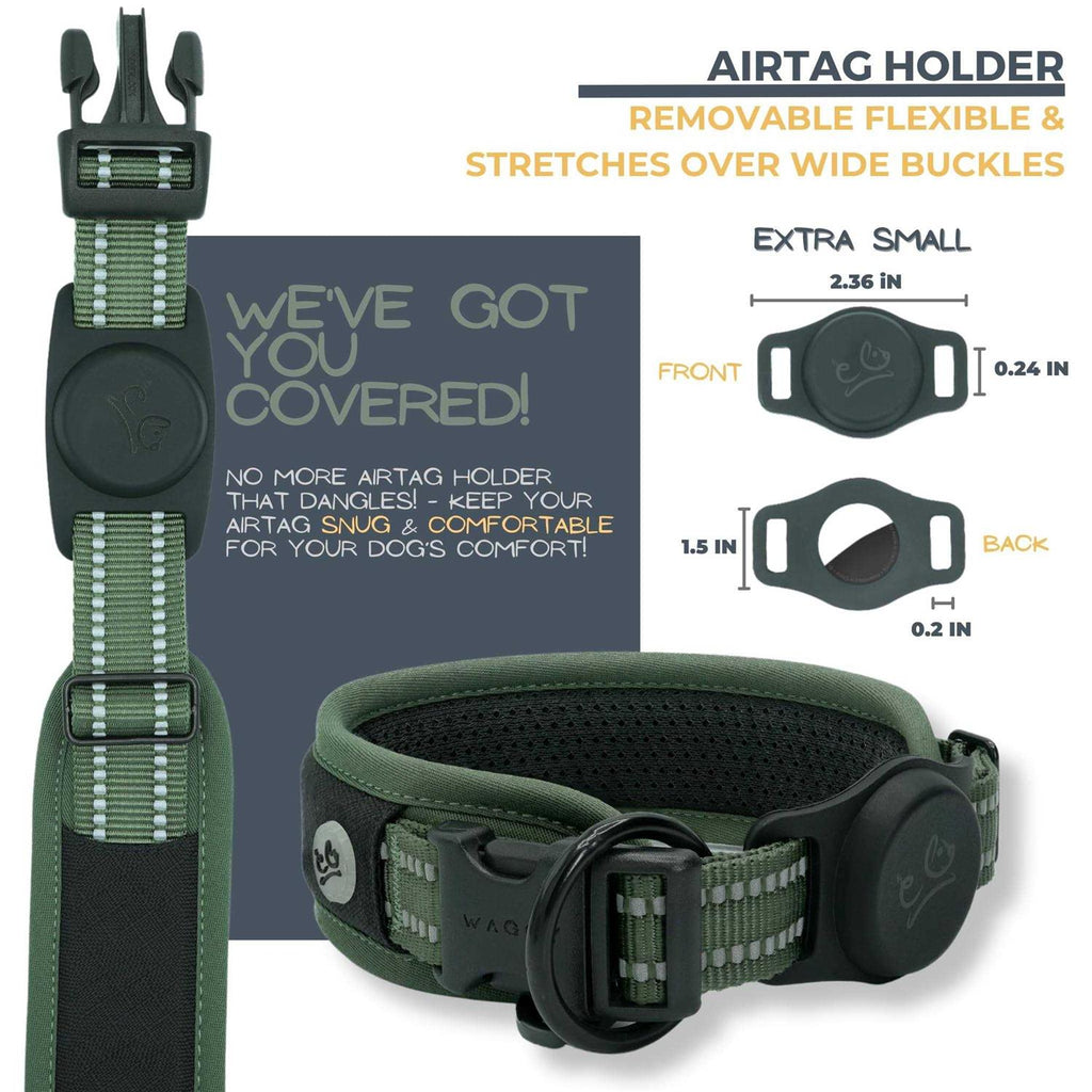 Adjustable Heavy Duty Reflective Air Mesh Padded Dog Collar T61658
