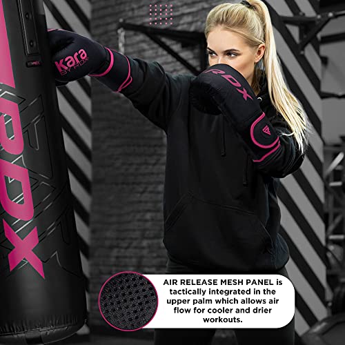 Women Boxing Gloves Maya Hide Leather 8 10 12 14 16 Oz Q5994