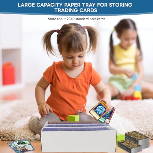 6 Pack White Trading Card Storage Box S870