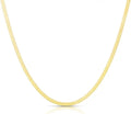 Sterling Silver Herringbone Chain Necklace N821