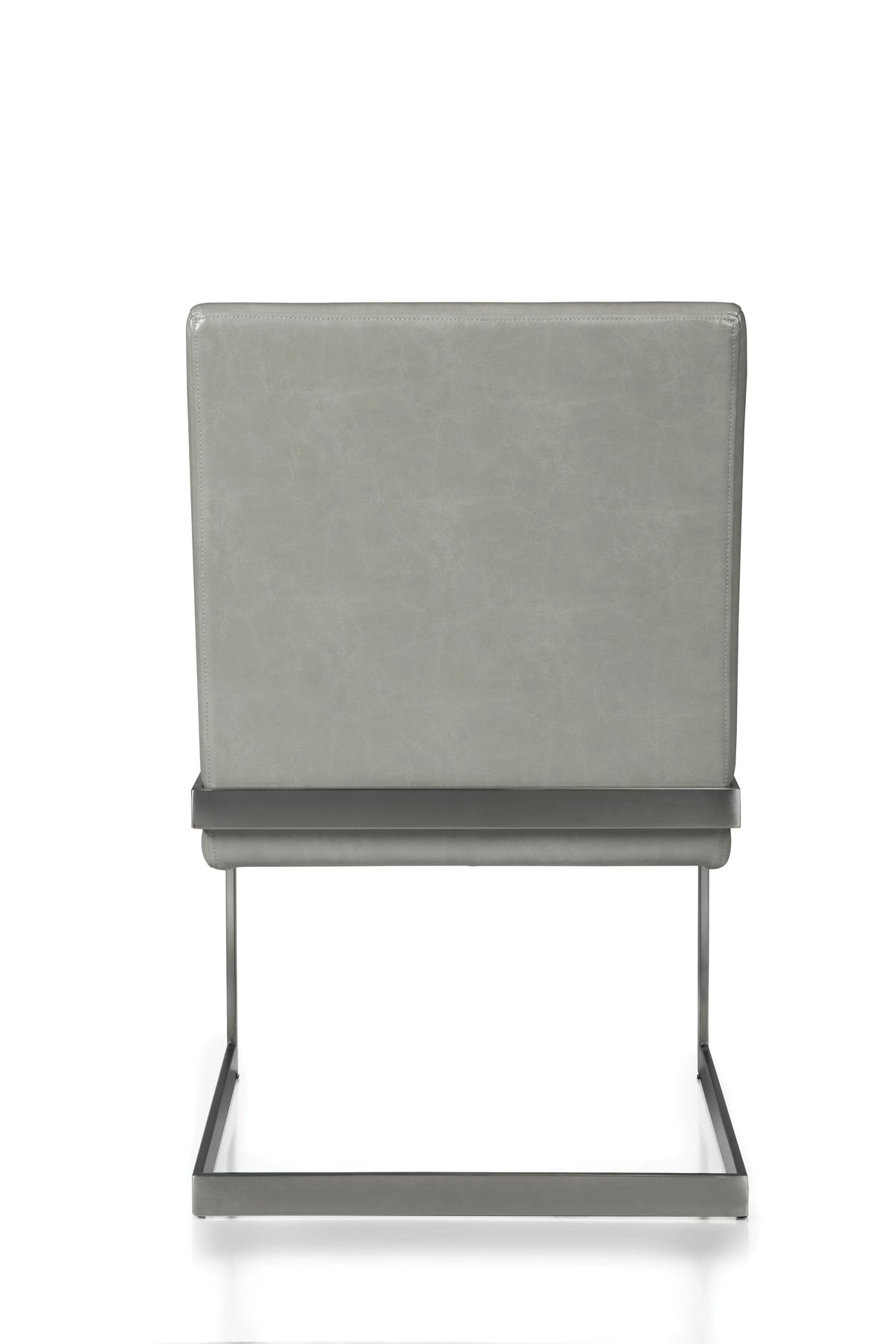 Coral Synthetic Leather Upholstered Dining Chair Set of 2 B601