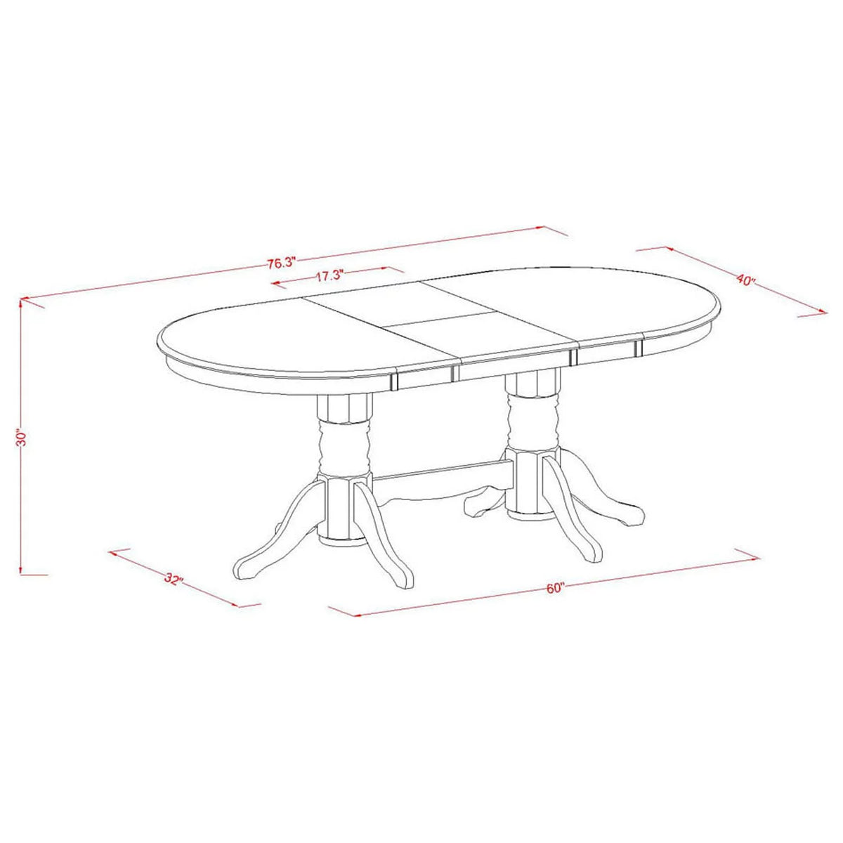 Oak Dining Table & 6 Chairs A10805