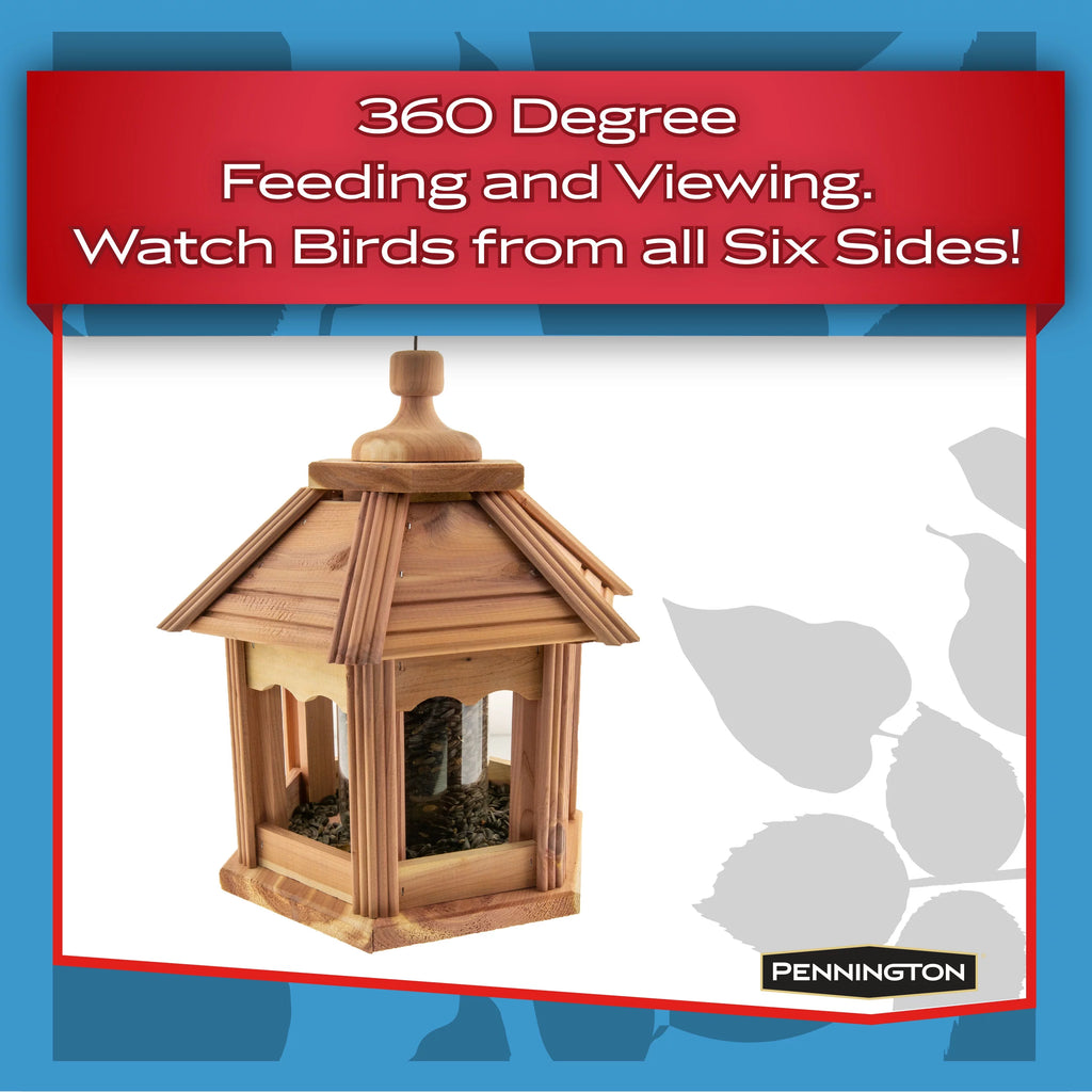 Cedar Gazebo Wild Bird Feeder J925008