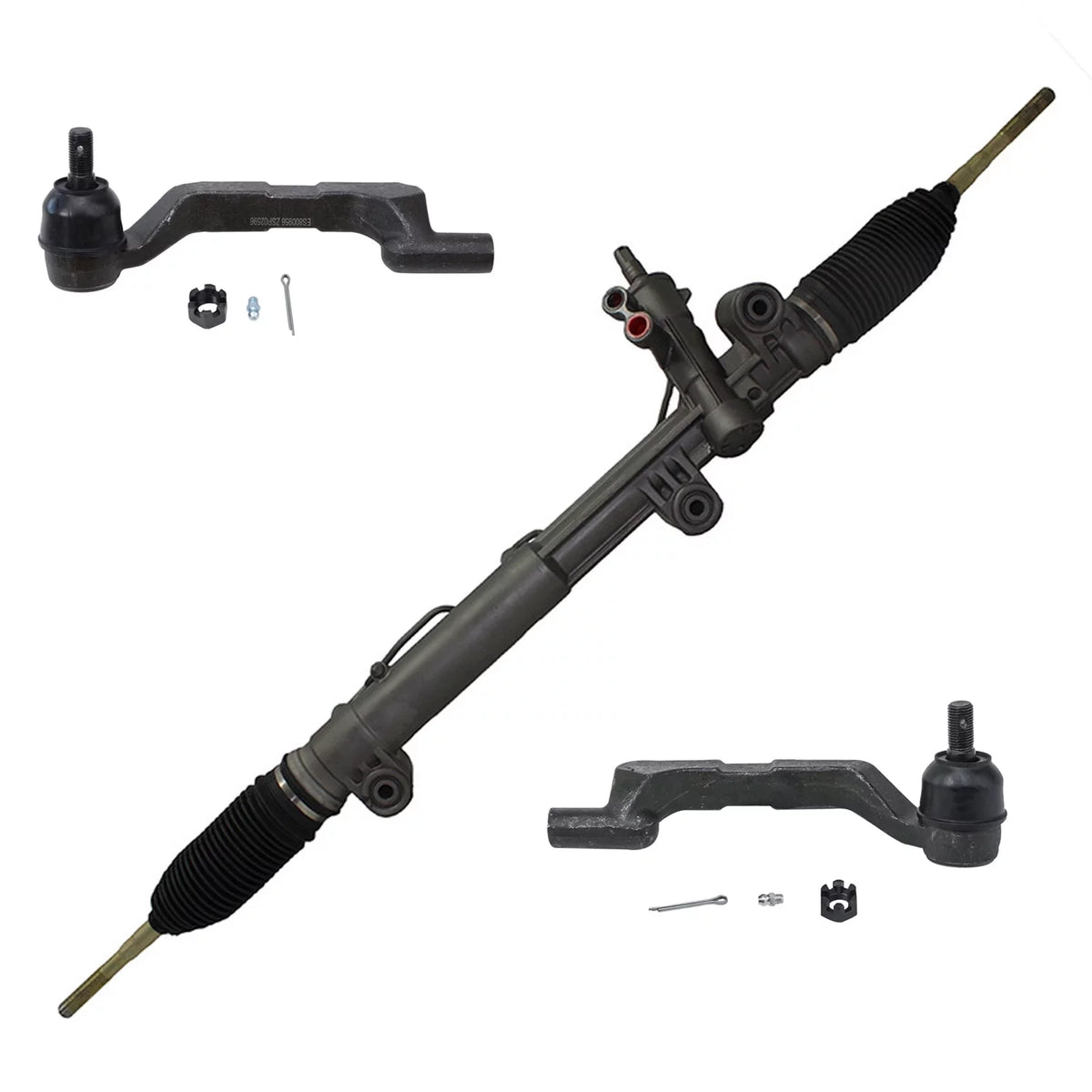 Power Steering Rack and Pinion with Outer Tie Rods A524357