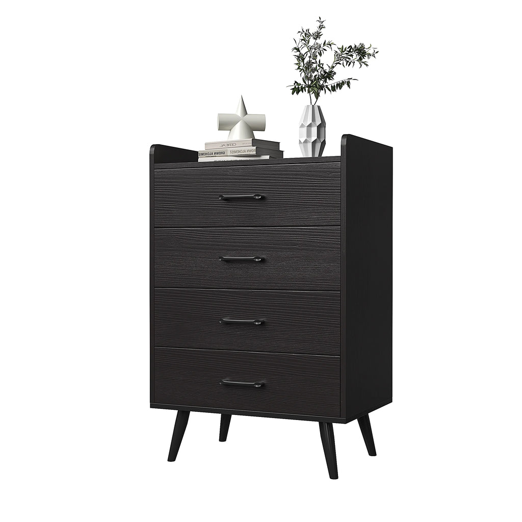 White 4 Drawer Wood Dresser Z131383