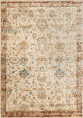 Ant. Ivory Rust 9'6 x 13' Rug E46677