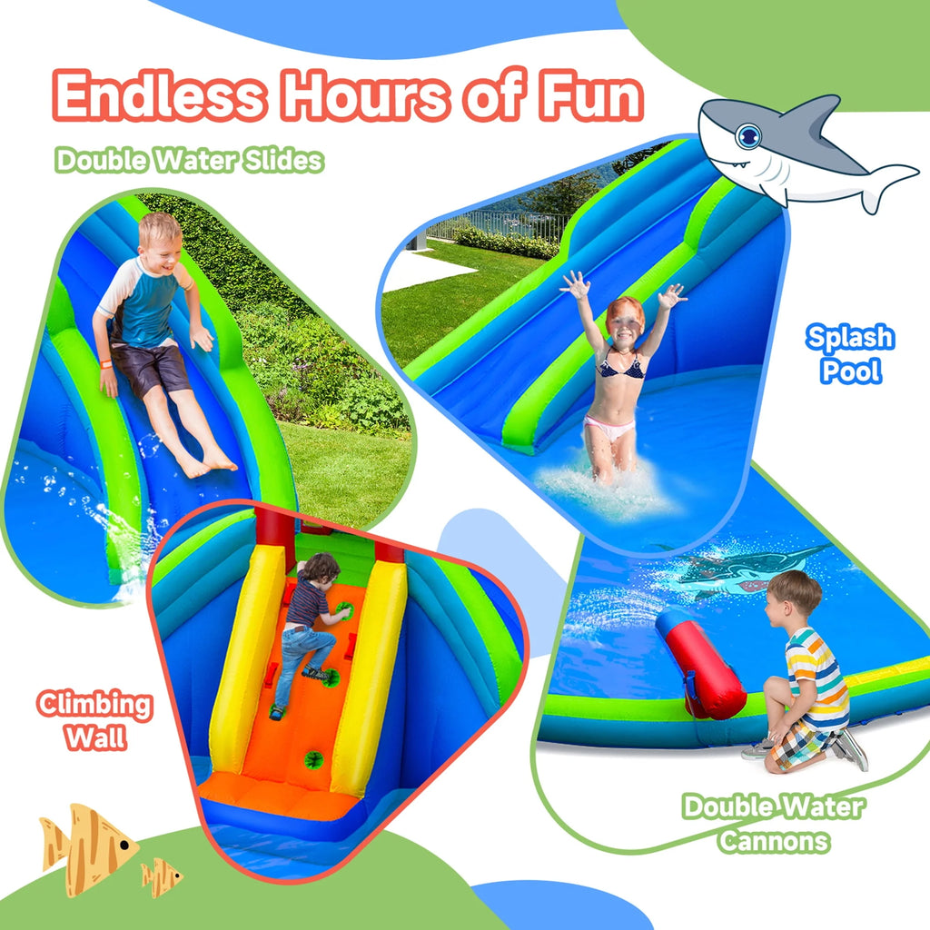 Inflatable Wet & Dry Bounce House with Blower E27675