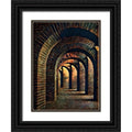 Black Ornate Wood Framed Art Print Z1585