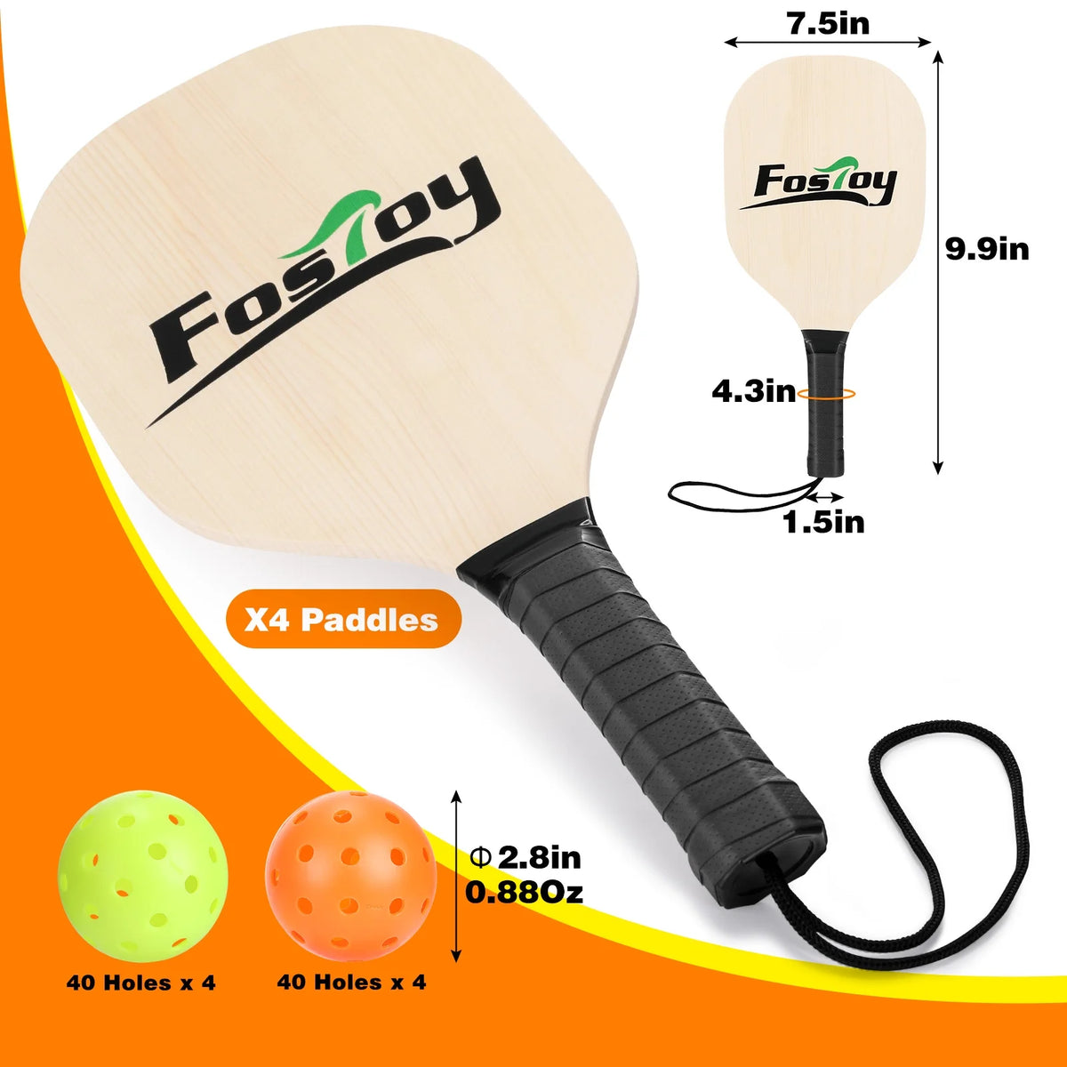 22 ft Portable Pickleball Net Set with Carrying Bag V85978