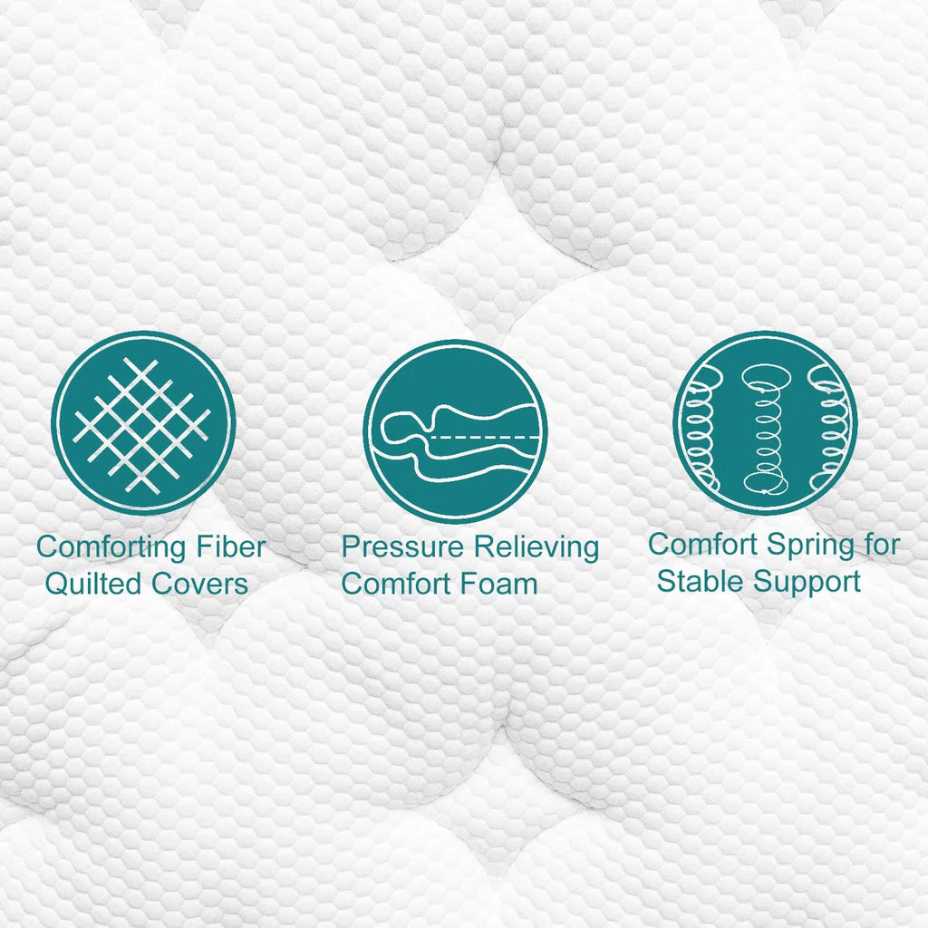 Queen Size Memory Foam Innerspring Hybrid Mattress K20481