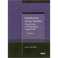 Pre-Owned Paperback Introduction to Law Practice K884430