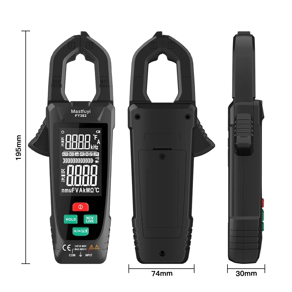 True RMS 9999 Counts Digital Clamp Meter O172