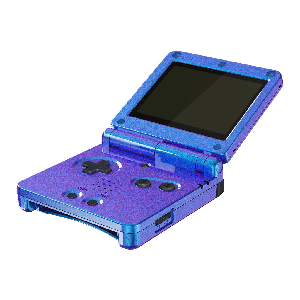 Chameleon Purple Blue Glossy Replacement Housing Shell for Gameboy Advance SP D947