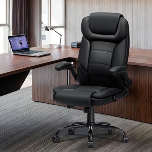Big and Tall 450lbs Leather Ergonomic Office Chair B25522